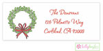 Address Labels by Kelly Hughes Designs (Mistletoe Wreath)