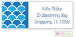 Address Labels by Kelly Hughes Designs (Shells Blue)