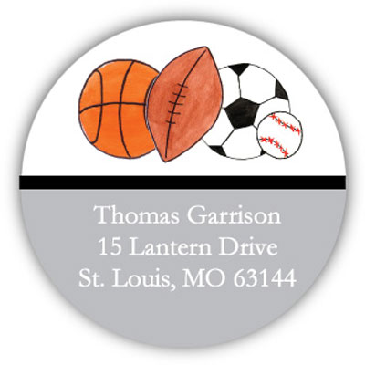 Address Labels by Kelly Hughes Designs (Star Athlete)