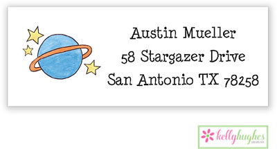 Address Labels by Kelly Hughes Designs (Outer Space )