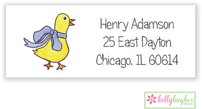 Address Labels by Kelly Hughes Designs (Ducks In Blue)