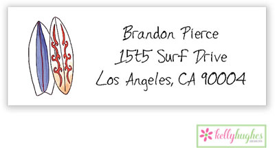 Address Labels by Kelly Hughes Designs (Surfer Dude) Address Labels by Kelly Hughes Designs (Surfer Dude)