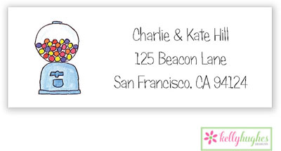 Address Labels by Kelly Hughes Designs (Bubblegum)