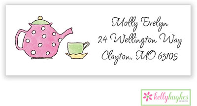 Address Labels by Kelly Hughes Designs (Teapot)