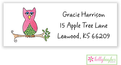 Address Labels by Kelly Hughes Designs (What A Hoot)