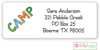Address Labels by Kelly Hughes Designs (Campout) Address Labels by Kelly Hughes Designs (Campout)