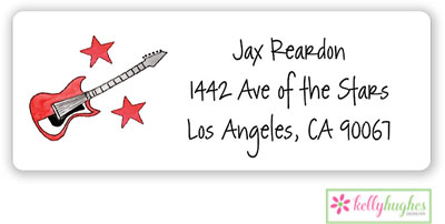 Address Labels by Kelly Hughes Designs (Rock Star)