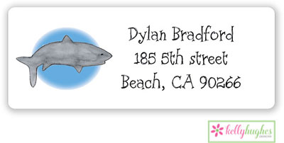 Address Labels by Kelly Hughes Designs (Shark Attack)