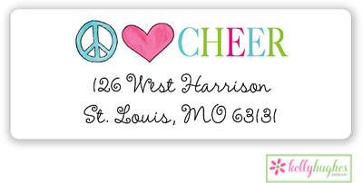Address Labels by Kelly Hughes Designs (Peace Love Cheer)