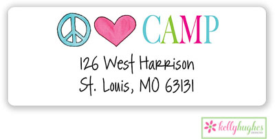 Address Labels by Kelly Hughes Designs (Peace Love Camp) Address Labels by Kelly Hughes Designs (Peace Love Camp)