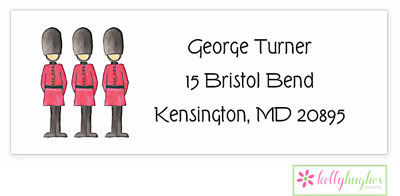 Address Labels by Kelly Hughes Designs (London Guards) Address Labels by Kelly Hughes Designs (London Guards)