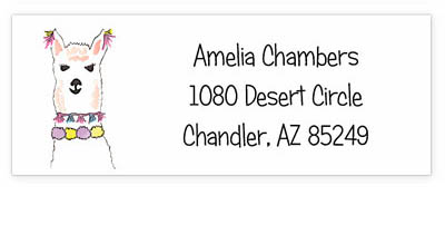 Address Labels by Kelly Hughes Designs (Llama Love) Address Labels by Kelly Hughes Designs (Llama Love)