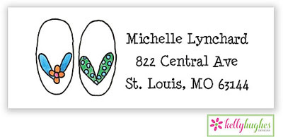 Address Labels by Kelly Hughes Designs (Summer Flip Flops)