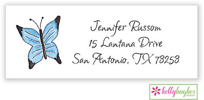 Address Labels by Kelly Hughes Designs (Butterfly Garden)