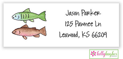 Address Labels by Kelly Hughes Designs (Gone Fishing)