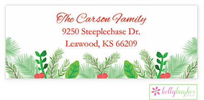 Address Labels by Kelly Hughes Designs (Christmas Greens)