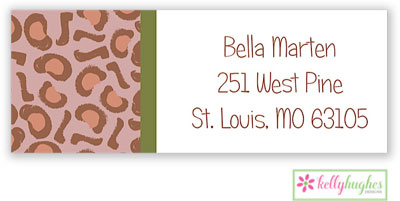 Address Labels by Kelly Hughes Designs (Leopard)