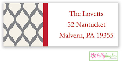 Address Labels by Kelly Hughes Designs (Grey Lattice) Address Labels by Kelly Hughes Designs (Grey Lattice)