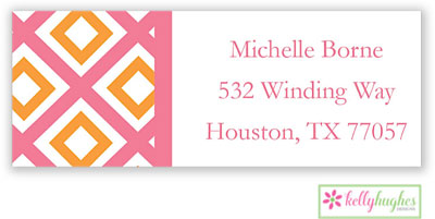 Address Labels by Kelly Hughes Designs (Geo Pink) Address Labels by Kelly Hughes Designs (Geo Pink)