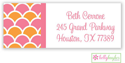 Address Labels by Kelly Hughes Designs (Shells Pink)