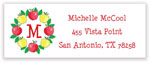 Address Labels by Kelly Hughes Designs (Apple Wreath)