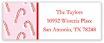 Holiday Address Labels by Kelly Hughes Designs (Candy Cane Arch)