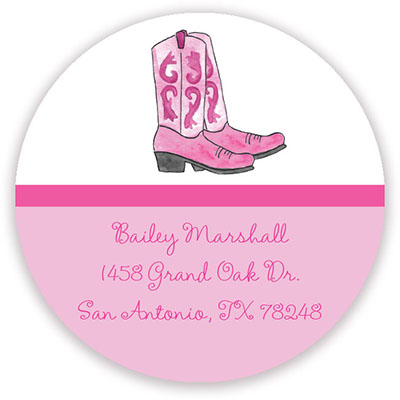 Address Labels by Kelly Hughes Designs (Cowgirl Boots)