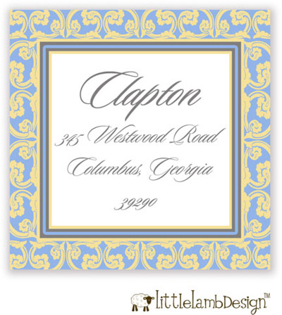 Little Lamb Design Address Labels - Elegant Scrollwork Little Lamb Design Address Labels - Elegant Scrollwork
