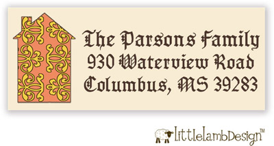 Little Lamb Design Address Labels - Home Sweet Home