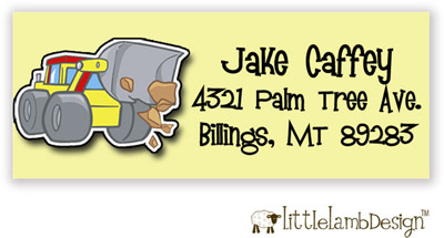 Little Lamb Design Address Labels - Trucks Little Lamb Design Address Labels - Trucks