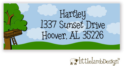 Little Lamb Design Address Labels - Treehouse Little Lamb Design Address Labels - Treehouse