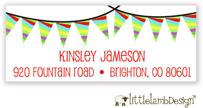 Little Lamb Design Address Labels - Banner