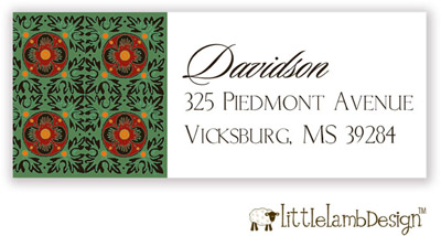 Little Lamb Design Address Labels - Elegant Floral