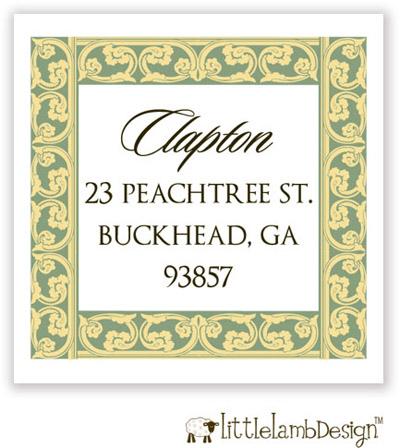 Little Lamb Design Address Labels - Elegant Scrollwork