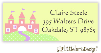 Little Lamb Design Address Labels - Castle