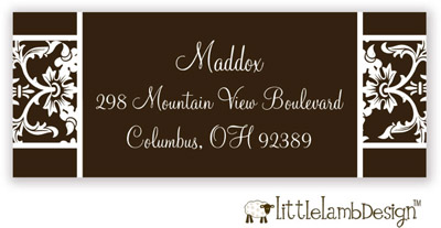 Little Lamb Design Address Labels - Elegant Floral