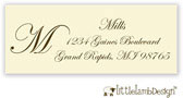 Little Lamb Design Address Labels - Elegant Ivory Small