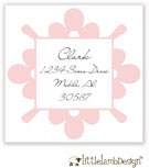 Little Lamb Design Address Labels - Elegant Pink Frame