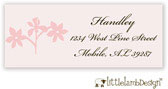 Little Lamb Design Address Labels - Elegant Pink