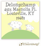 Little Lamb Design Address Labels - Little Lamb Scene