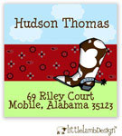 Little Lamb Design Address Labels - Cowboy