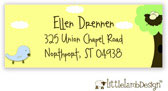 Little Lamb Design Address Labels - Bird Nest