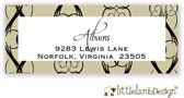 Little Lamb Design Address Labels - Elegant Fleuron