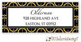 Little Lamb Design Address Labels - Elegant Ring