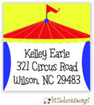 Little Lamb Design Address Labels - Big Top Circus