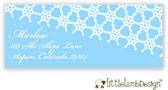 Little Lamb Design Address Labels - Elegant Blue