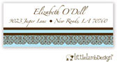 Little Lamb Design Address Labels - Elegant Pattern