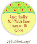 Little Lamb Design Address Labels - Sunflower