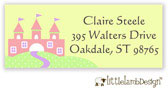 Little Lamb Design Address Labels - Castle