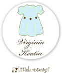 Little Lamb Design Waterproof Labels - Dressy